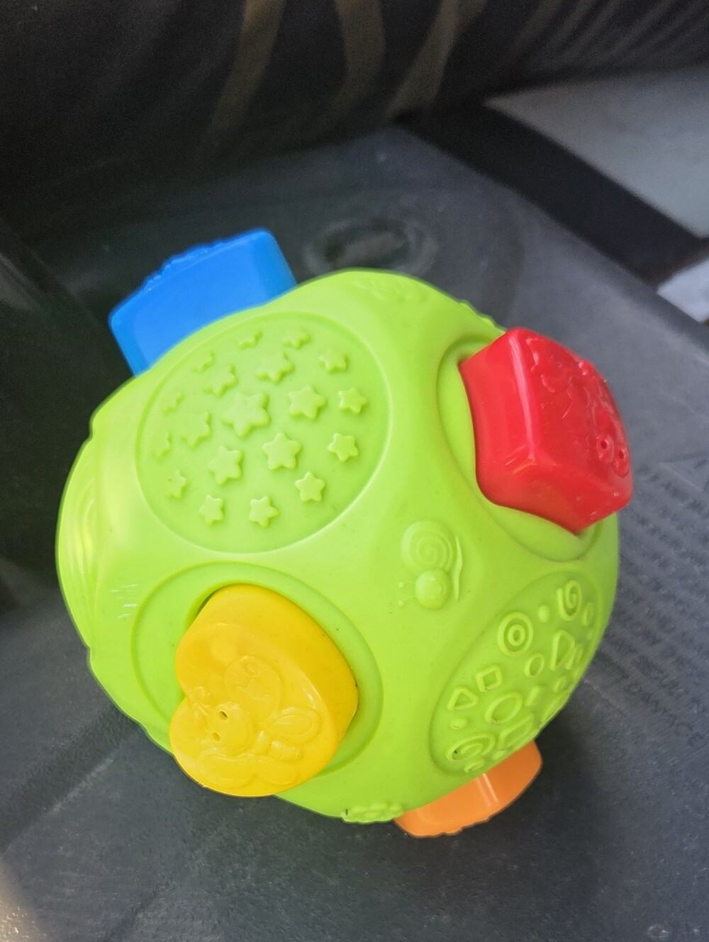 Colorful Interactive Shape Sorter Ball for Kids - Green